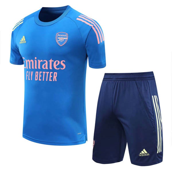 Entrenamiento Arsenal Conjunto Completo 2021/22 Azul Rosa